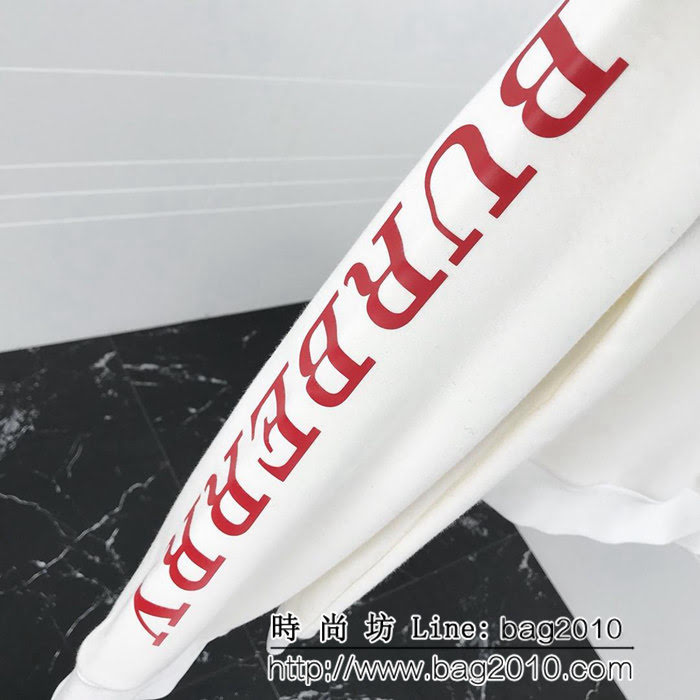 BURBERRY巴寶莉 BT壓膠印花系列 18ss秋冬新款 純棉加絨衛衣 男女同款 ydi1712